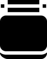 A black and white icon of a computer vector