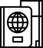 A globe and a book on a white background vector