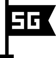 The sg logo is shown on a white background vector