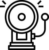 A black and white drawing of a light bulb vector