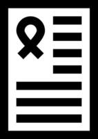 A black and white image of a ribbon vector