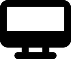Computer monitor icon vector