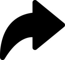 An arrow pointing left on a white background vector