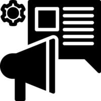 A megaphone and a speech bubble icon vector