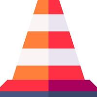 Traffic cone icon vector