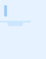 A blue square with a white background vector