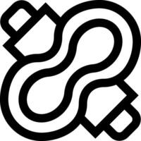 A black and white image of a symbol with a snake vector