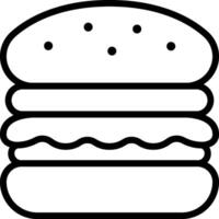 A hamburger icon on a white background vector