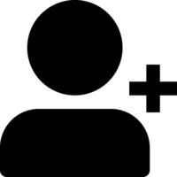 A person with a plus sign on their head vector