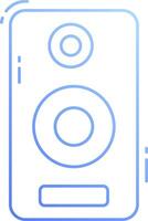 A speaker icon on a white background vector
