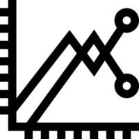 A black and white image of a graph vector