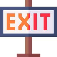 Exit illustration design vector