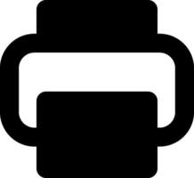 A black and white icon of a watch vector