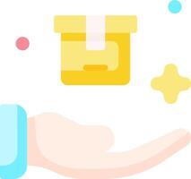 A hand holding a jar of honey and a box of jelly vector