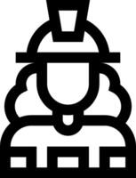 Firefighter icon image vector