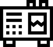 A black and white image of a computer vector