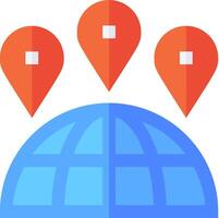 Map pin icon for google maps vector