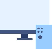 A computer monitor and a remote control vector