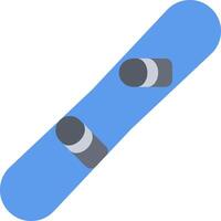 A snowboard is shown with two people on it vector
