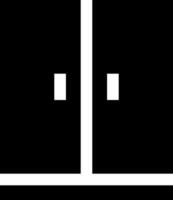 Two black squares with white lines on them vector
