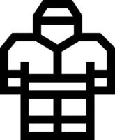 A black and white image of a man in a suit vector