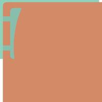 A brown and green folder with a green arrow vector
