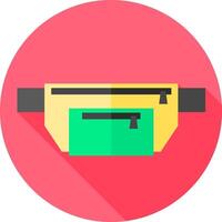 A pack with a green and yellow color vector