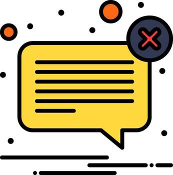 A speech bubble with a check mark on it vector