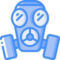 A gas mask icon on a white background vector