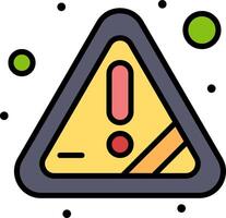 A warning triangle with an exclamation mark on it vector