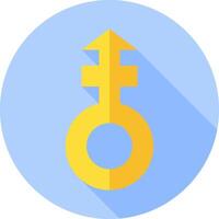A male symbol with an arrow pointing up vector