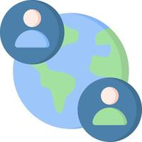 Connecting people around the world vector