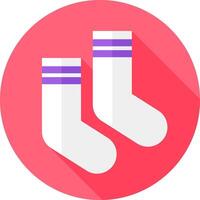 Socks icon flat design vector