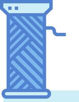 A spool of thread on a white background vector