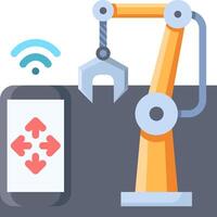How to use a mobile app to manage your robots vector