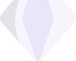 A diamond is shown in a flat design vector