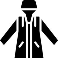 A black and white image of a man in a coat vector