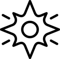 Sun icon illustration vector