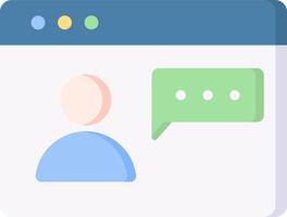 Chat with your customers vector