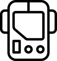 A black and white image of a computer vector