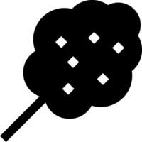 A black and white cloud with squares on it vector