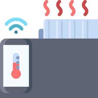 How to use a smart thermostat vector