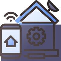 Smart home automation vector