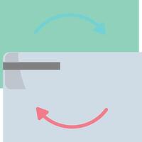 A wallet with a credit card and a debit card vector