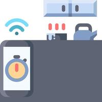 Smart home devices and smart home apps vector