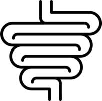 A black and white image of a spiral vector