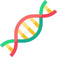 A dna strand icon on a white background vector