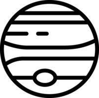 A black and white image of a planet vector