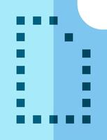 A square shape with a cloud in the middle vector