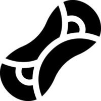 A black and white image of a shoe vector